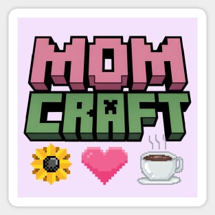 Happy Mothers Day Momcraft Gamer Mom Sticker